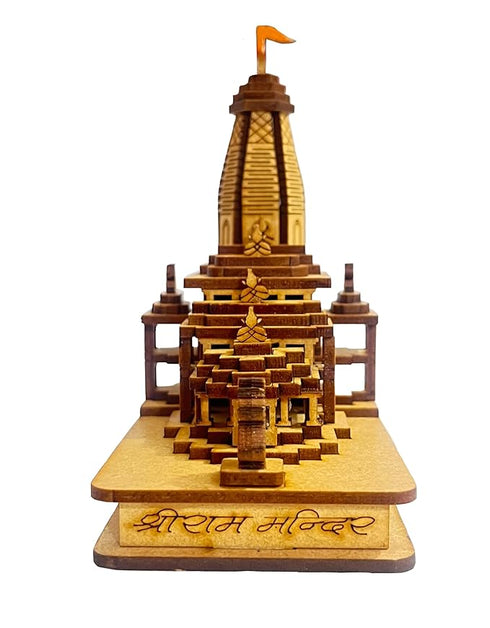 Shri Ram Mandir Ayodhya 3D Wood Tempal